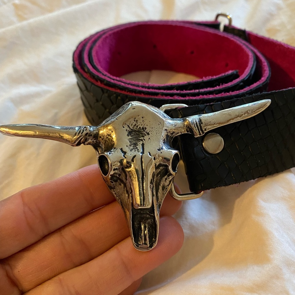 Argentine leather belt
